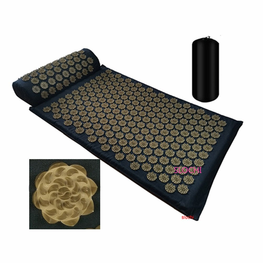 Massager Cushion Mat Massage Yoga Acupressure Relieve Stress