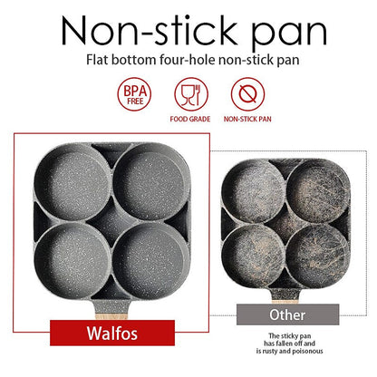 WALFOS Four-Hole Frying Pot Pan